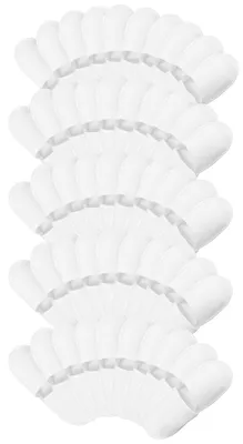 Produktbild von 5x 10er Set Frottierslipper geschlossen, Universalgröße, weiß