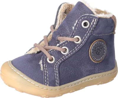 Produktbild von RICOSTA Boots GEORGIE von PEPINO für warme Füße Winterschuhe Schnürer Jungen Mädchen uni see blau Größe 26