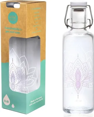 Produktbild von Soulbottle mit Just breathe Design -- 600 ml online bestellen
