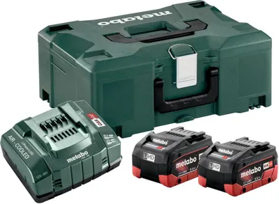 Zdjęcie produktu dla Metabo Zestaw Akumulatorów 2 X 5.5Ah Lihd + Ładowarka Asc 30-36 V + Walizka Metaloc