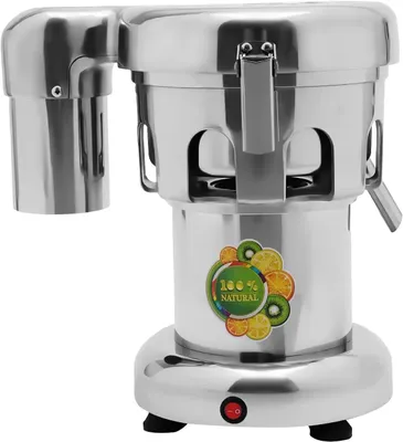 Image de Centrifugeuse électrique - Centrifugeuse en acier inoxydable - Capacité de 0,8 à 1,0 l - Pour fruits et légumes