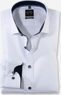 Produktbild von Olymp Business-Hemd Extra Slim Fit Weiß Uni
