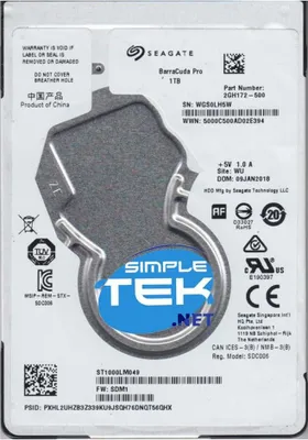 Immagine prodotto di Seagate Barracuda 1tb Hard Disk Hdd 2,5" Slim Notebook Aio Caddy Esterni Usb