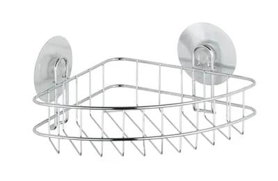 Produktbild von WENKO Eck Ablage Dusch Regal Korb Bad Dusche Caddy OSIMO ohne bohren