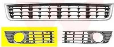 Produktbild von VAN WEZEL Lüftungsgitter Grill Stoßfänger für AUDI A4 Avant (8E5, B6)