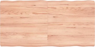 Produktbild von Tischplatte 120x60x(2-6) cm Massivholz Behandelt Baumkante