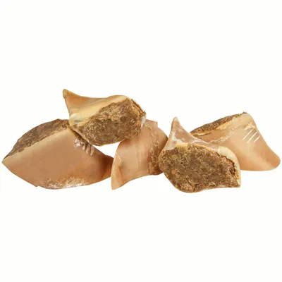 Produktbild von 5 Stück gefüllte Kauhufe vom Rind - Schecker Hundekausnack