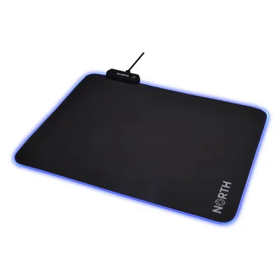 Produktbild von Gaming Mauspad P100 RGB, 400x300x3mm, mit 12 LED-Effekten und rutschfester Unterseite