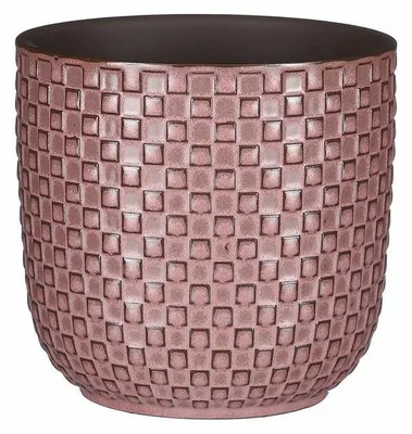 Produktbild von Mica Decorations Pflanzentopf - Keramik - rosa - 13 x 13 cm