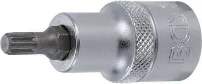 Produktbild von BGS 4351 Bit-Einsatz 12,5 (1/2), Innenvielzahn, 53 mm lang, M6