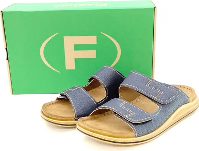 Produktbild von Fischer Herren Klett Pantolette blau 40