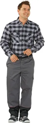 Produktbild von Schweißerschutzbundhose Weld Shield Gr.48 grau/schwarz