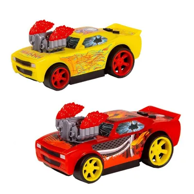 Immagine prodotto di Auto da corsa di base con fiamma + luci e suoni