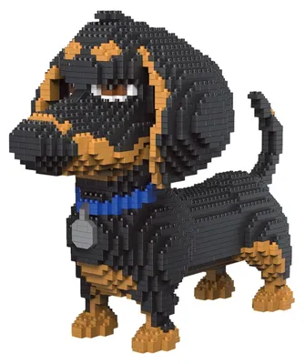 Produktbild von Mikro Bauklötze Hund DIY Set
