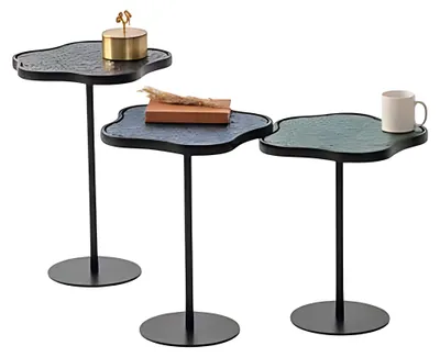Immagine prodotto di Set di tre tavolini - elegante, robusto e compatto