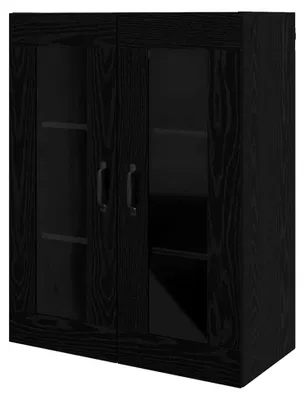 Produktbild von Hängeschrank für Badezimmer, Hängeschrank, Schwarz, 69,5 x 34 x 90 cm