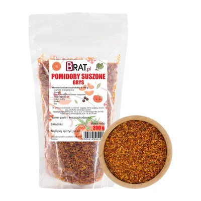 Zdjęcie produktu dla Pomidory suszone grys 200g Brat.pl