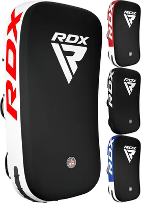 Produktbild von RDX Muay Thai Pad für Training, gebogenes Kickbox-Kick- und Schlagschild, Coaching-Kickboxen, MMA, Kampfsport, Karate, Taekwondo, Schlagen, Fuß