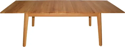 Obrázek produktu pro Klasika - dubový jídelní stůl MONZA-160, masivní dřevo. Deska stolu olejovaná, rozkládací až na 240 cm - 2 rozkládací listy po 40 cm. stabilní 4 dřevěné nohy pro 6-10 osob.