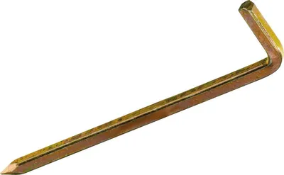 Produktbild von Haken 30 mm, messingfarben, 10er-Packung