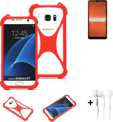 Produktbild von Handy-hülle + Kopfhörer kompatibel mit Sony Xperia Ace III Schutz-hülle Bumper Silikon Schutz Hülle Cover Case Silikoncase Silikonbumper TPU