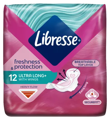 Produktbild von Libresse Ultra Long Wing (12 stuks)