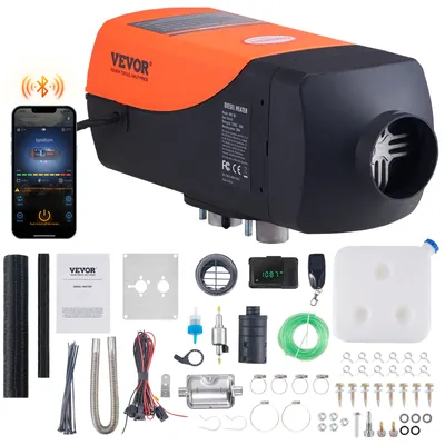Produktbild von VEVOR Luft Dieselheizung Standheizung 12 V 2 kW, Luftheizung Air Diesel Diesel Standheizung Lufterhitzer, 0,12–0,26 L/Std. Dieselheizung mit LCD-Display & Fernbedienung & Bluetooth-APP