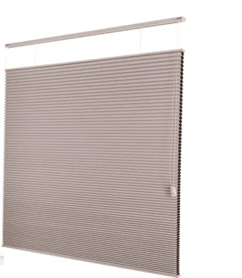 Produktbild von Plissee - verdunkelnd - Beige - 85 cm x 250 cm - Fenster und Tür Jalousie