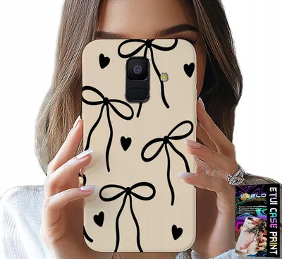 Immagine prodotto di Custodia Per Samsung A6 2018 - Fiocco Beige Disegni Di Moda