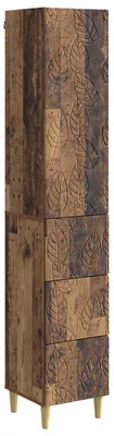 Obrázok produktu pre Sada skríň 2 pcs Staré drevo 33 x 34,5 x 90 cm Kompozitné drevo