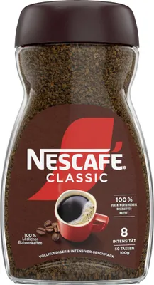 Obrázek produktu pro Nescafe Classic instantní rozpustná zrnková káva balení 100g