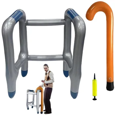 Produktbild von Aufblasbarer Rollator- und Gehstock-Set
