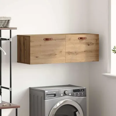 Produktbild von "WINTER SALE"Wandschrank - elegantes Design - Küchenschrank /Badezimmerschrank - Artisan-Eiche 100x36,5x35cm Holzwerkstoff Promotion809562 - Kommoden