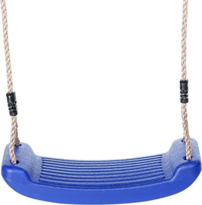 Produktbild von Schaukelsitz aus Kunststoff Breite 43 cm Schaukelbrett Kinderschaukel Brettschaukel : Blau Farbe: Blau
