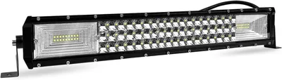 Zdjęcie produktu dla Reflektor LED LARS360, 270W, wymiary 560 × 80 × 70 mm, strumień świetlny 19 800 lm, napięcie 10–30V, temperatura barwowa 6000–6500K, klasa szczelności IP67, światło punktowe i rozproszone, reflektor LED dodatkowy do samochodów ciężarowych, SUV-ów, UTV, ATV, traktorów i maszyn budowlanych
