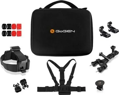 Image de Kit d'accessoires universel pour GoGEN CAM21ACCKIT pour caméras d'action 21in1
