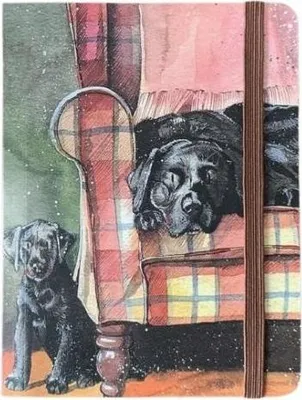 Produktbild von Sophie&Scarlett Hunde Notizbuch mit Gummiband A6 SCN32