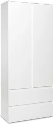 Produktbild von Mehrzweckschrank >Ravenna< in Weiß/Matt - 80x191x40cm (BxHxT)