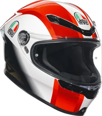Produktbild von AGV K-6 S Sic58 Helm, weiß/rot/schwarz, 2XL (63/64)