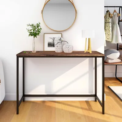 Productafbeelding van Omgoods - Console Tafel voor Woonkamer of Hal, Bruin Hout