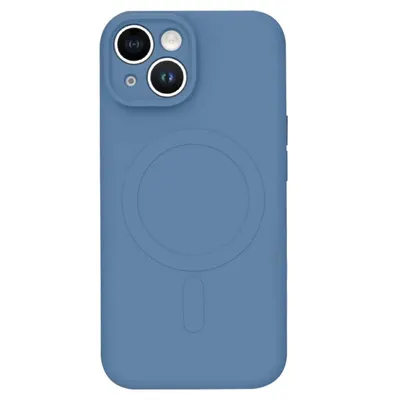 Zdjęcie produktu dla Silikonowe etui Lemontti iPhone 15 Plus MagSafe Blue
