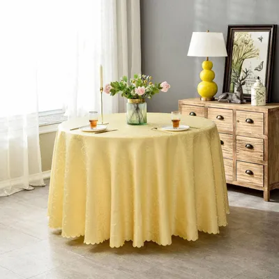 Immagine prodotto di Tovaglia Jacquard, giallo chiaro, 140 x 180 cm, in poliestere