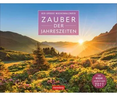 Produktbild von Zauber der Jahreszeiten Großer Wochenkalender 2027 - Jede Woche ein neues Bild