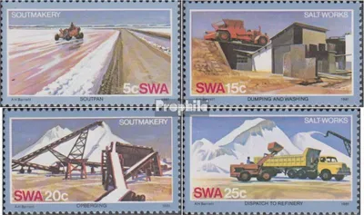 Produktbild von Briefmarken Namibia - Südwestafrika 1981 Mi 512-515 (kompl.Ausg.) postfrisch Salzgewinnung