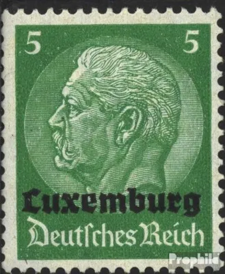 Produktbild von Briefmarken Luxemburg (Dt.Bes.2.WK.) 1940 Mi 3 postfrisch Hindenburg