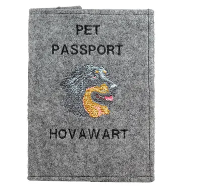 Obrázek produktu pro Art-Dog Obal na doklady – Hovawart – s výšivkou