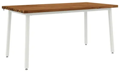 Produktbild von Quadratischer Esstisch 160 x 70 x 75 cm Massivholz Akazie Natur