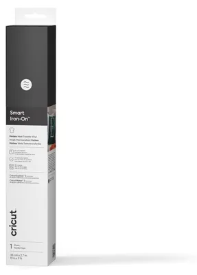 Bügelfolie Smart Iron-On, 33x273 cm, Schwarz