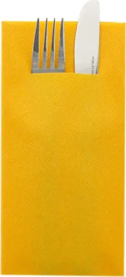 Produktbild von Sovie HORECA Besteckserviette Curry/Orange aus Linclass® Airlaid 40 x 40 cm, 100 Stück