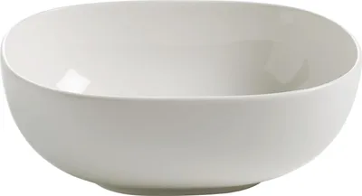 Produktbild von Maxwell & Williams Bisou Schüssel, Salatschüssel, Obstschale, 25cm x 22cm, Porzellan, Weiß, P73225